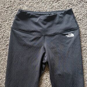 The North Face Black Polka Dot Leggings NWOT